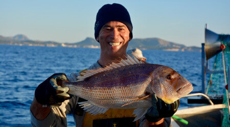 Wir gehen angeln mit Angeltoren Menorca