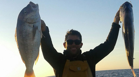 Wir gehen angeln mit Angeltoren Menorca